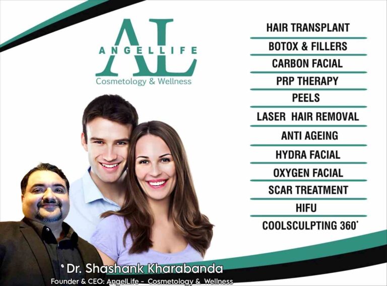 Dr. Shashank Kharabanda, AngelLife, Hair Transplant, Cosmetology, Skincare