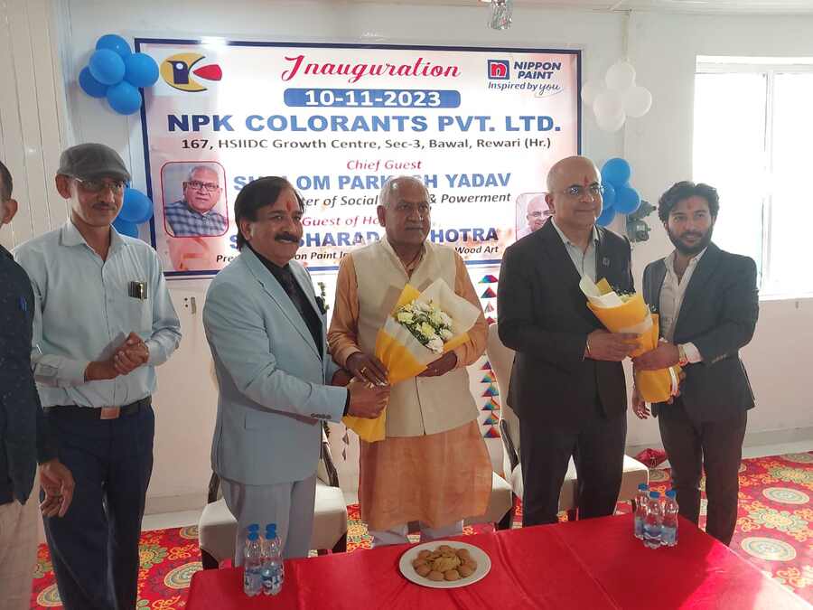 Krishna Resins Launches state-of-the-art production facility NPK Colorants Pvt Ltd