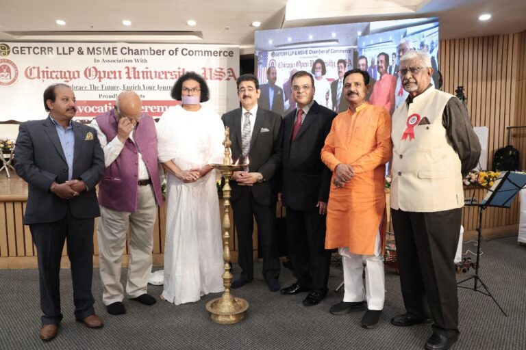 Chicago Open University Convocation for Honorary Doctorate and Lifetime Excellence Awards in collaboration with GETCRR & MSME CHAMBER OF COMMERCE